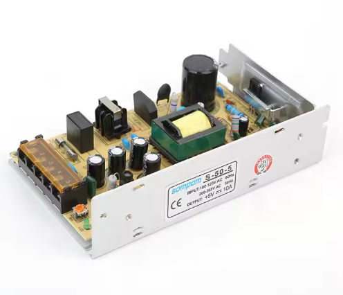 S-50-5 AC-DC 5V 10A réglable rohs led alimentation 5V 50W led bande alimentation