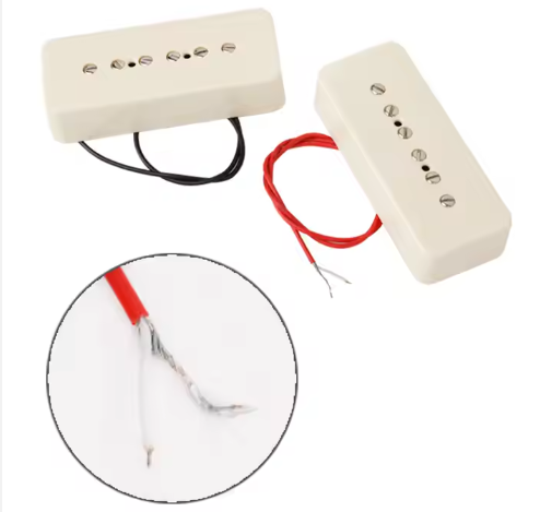 Micro simple bobinage P90 pour guitare électrique